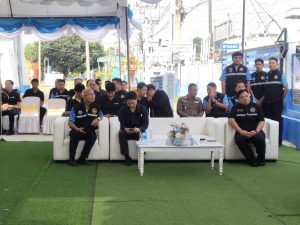 พ.ต.อ.พัทธนันท์ ทรงสมถวิล ผกก.สภ.วิเศษชัยชาญ ร่วมพิธีเปิดโครงการน้ำดื่มสะอาด Mini Station  ณ บริเวณหน้าสำนักงานการประปาส่วนภูมิภาคสาขาวิเศษชัยชาญ