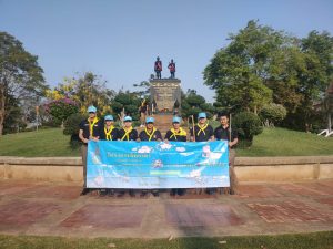 พ.ต.ท.ประวิทย์ หมื่นสุนทร พร้อมชุดจิตอาสา สภ.วิเศษชัยชาญ ว.4 ร่วมกิจกรรมจิตอาสารำลึกวีรชนแขวงเมืองวิเศษไชยชาญ